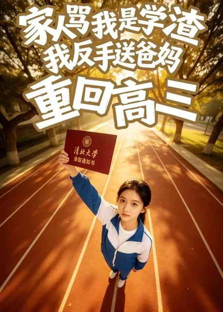 家人骂我是学渣,我反手送爸妈重回高三