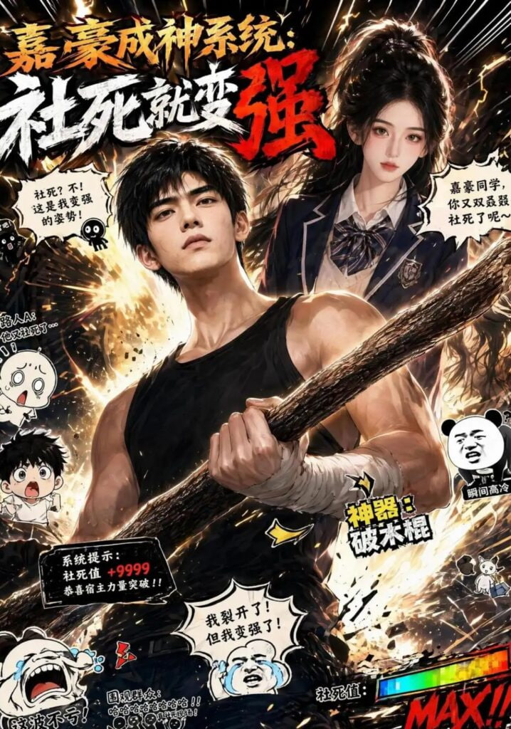 嘉豪成神系统:社死就变强