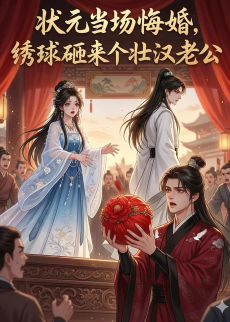 状元当场悔婚,绣球砸来个壮汉老公