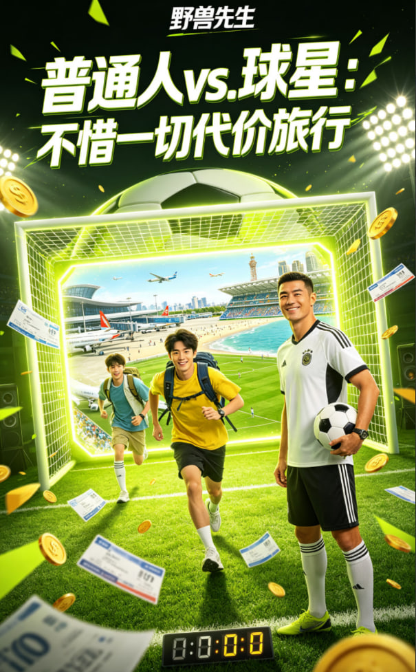 普通人 vs. 球星:不惜一切代价旅行