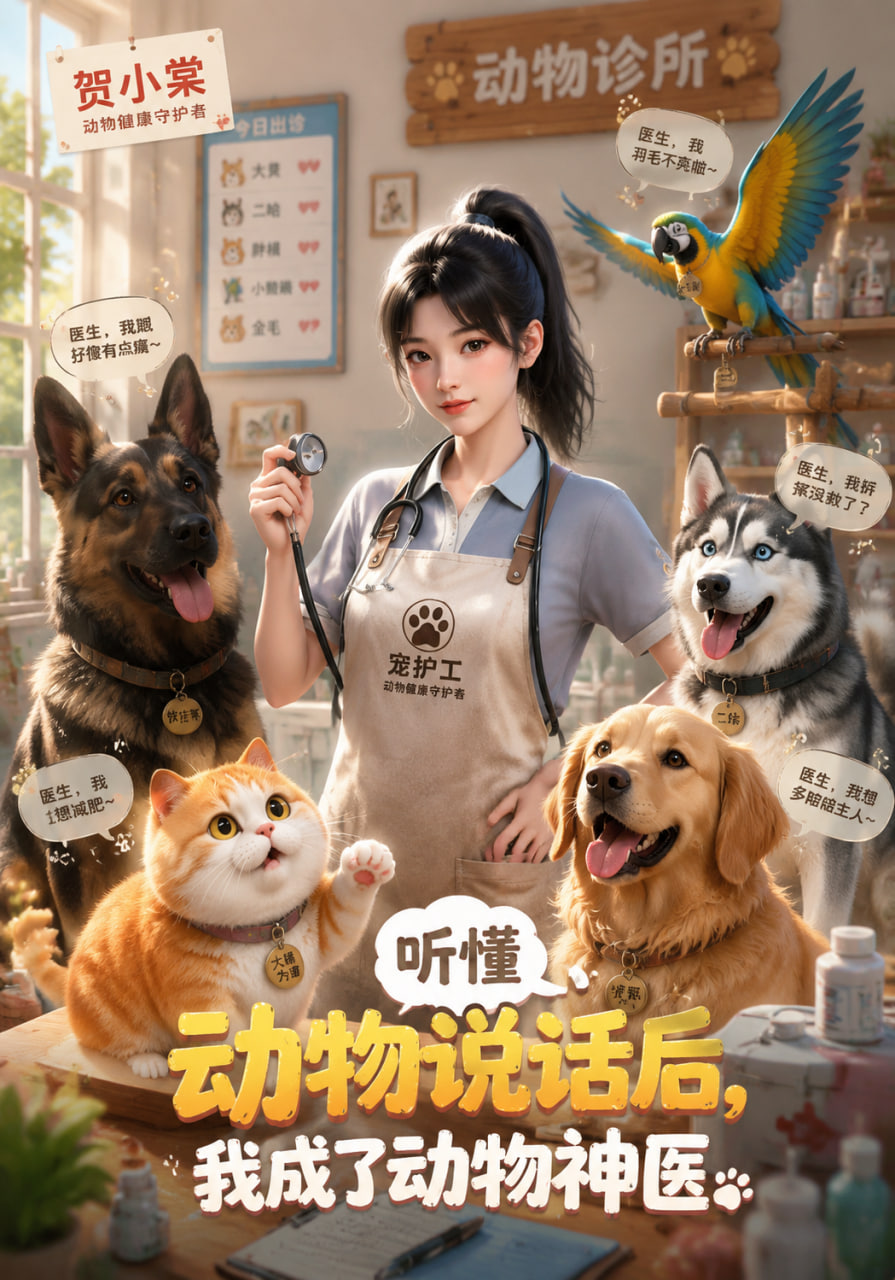听懂动物说话后,我成了动物神医