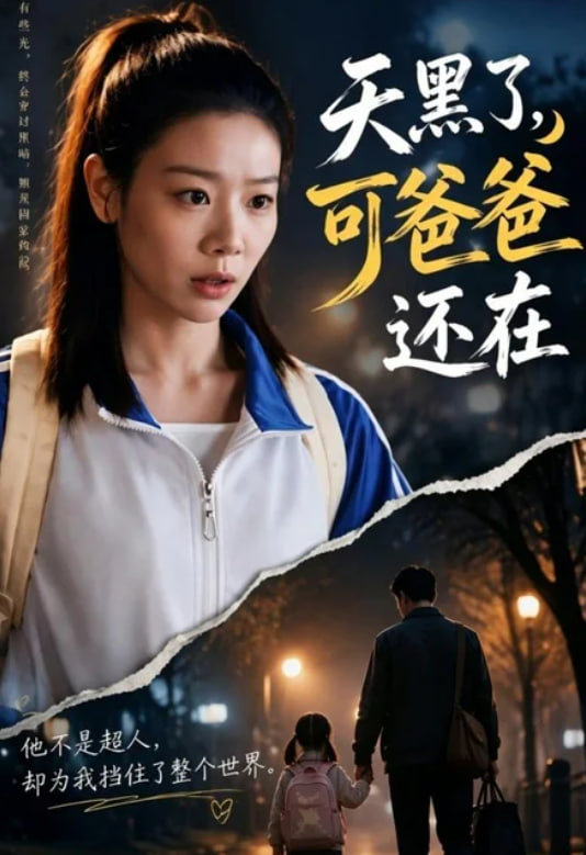 天黑了,可爸爸还在
