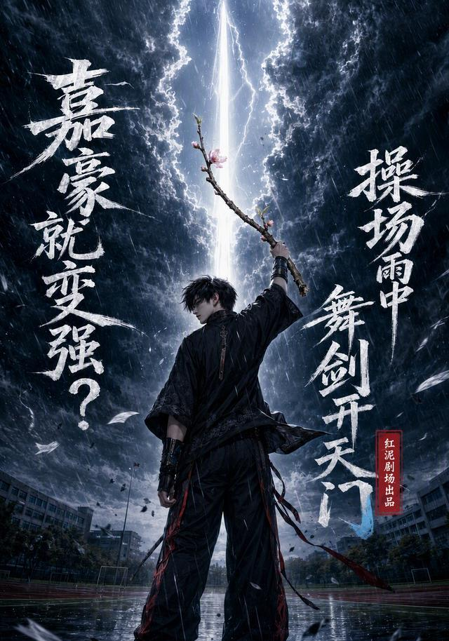 嘉豪就变强？操场雨中舞剑开天门