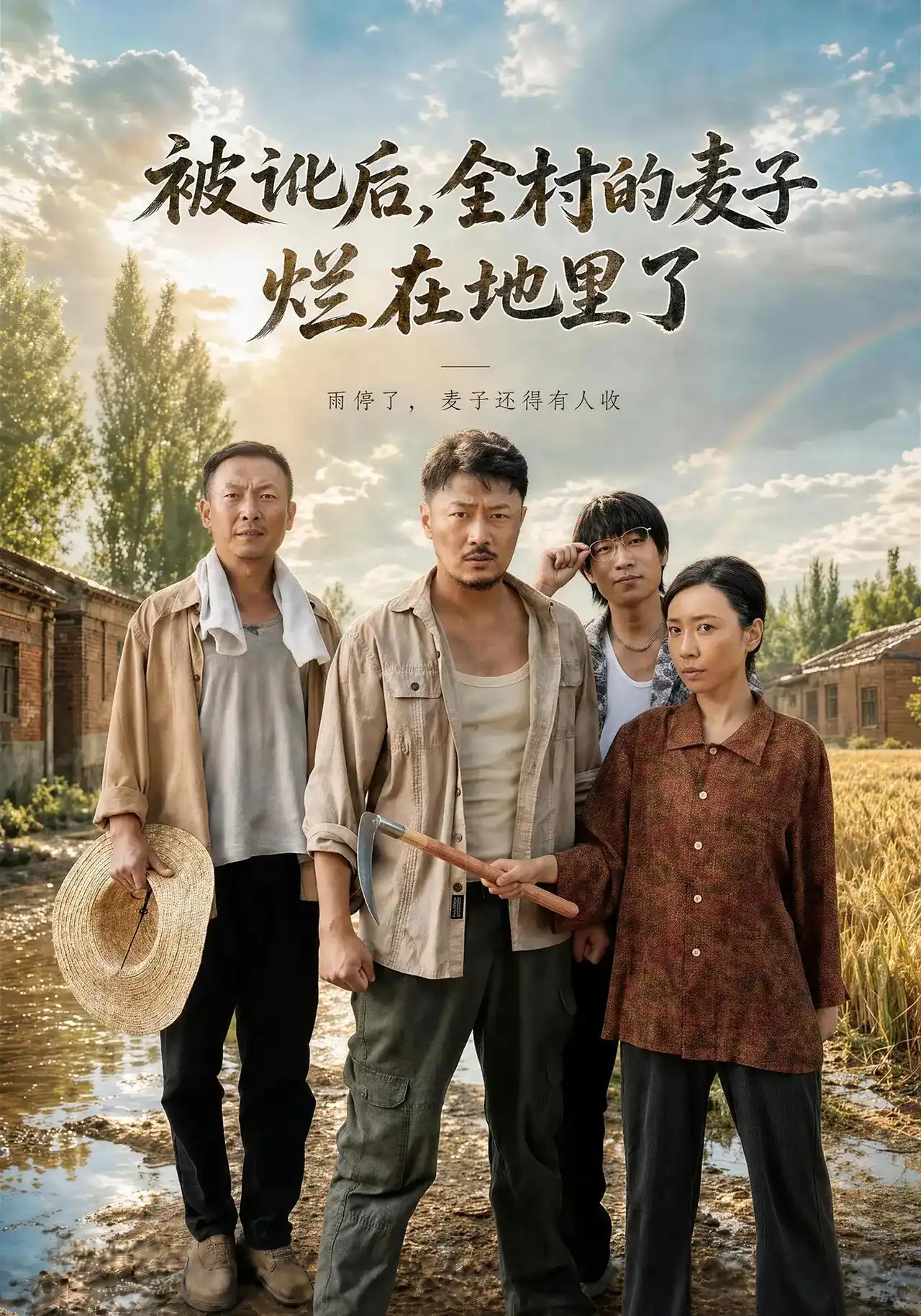 被讹后,全村的麦子烂在地里了